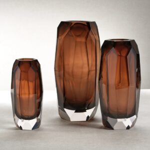 Imperial Glass Vase Amber