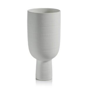 Large White Vase - Narrow Base - Thika